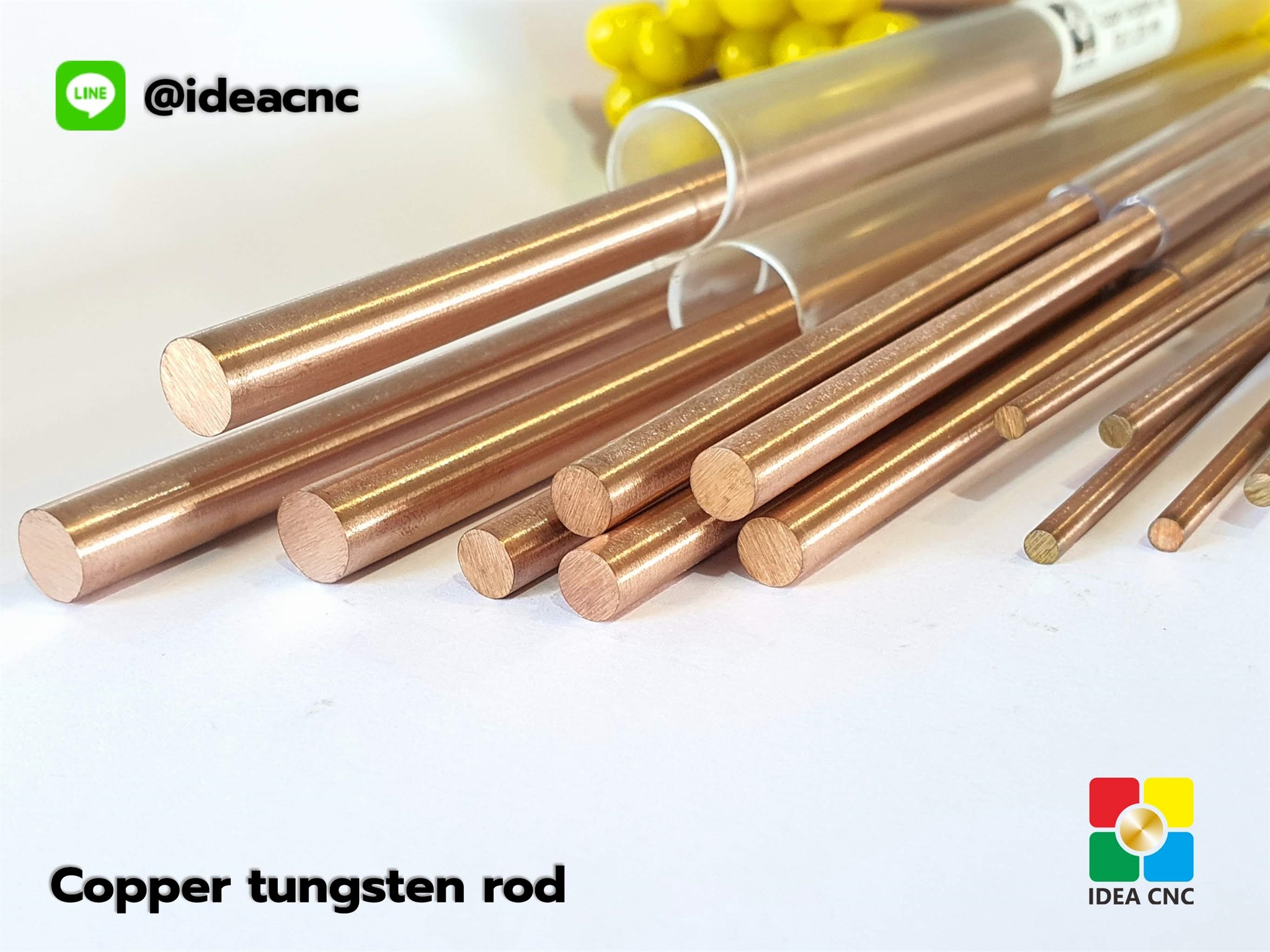 แท่งทองแดง ทังสเตน คาร์ไบด์ Copper Tungsten Electrode สำหรับเครื่อง EDM